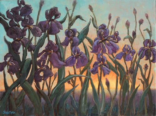 Greeting The Dawn 18x24 $2100 at Hunter Wolff Gallery